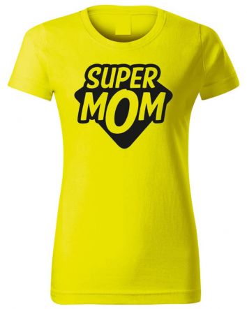 Super Mom-Női póló-XS-Sárga