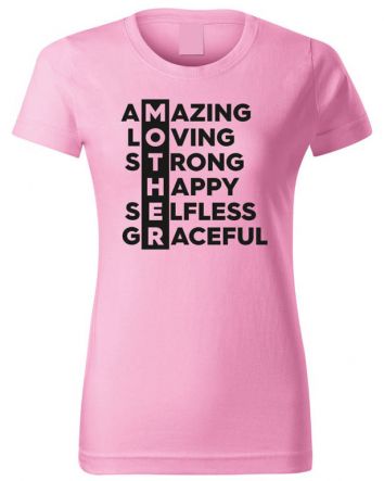 Mother-Női póló-XS-Rózsaszín