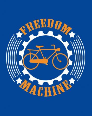 Freedom Machine Biciklis póló