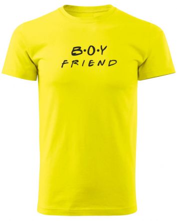 Boy Friend-Férfi póló-S-Sárga