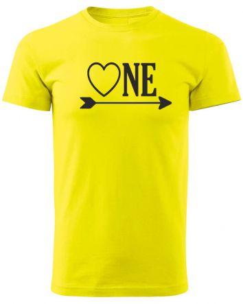 One Love-Férfi póló-S-Sárga