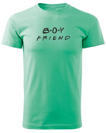Boy Friend-Férfi póló-S-Menta