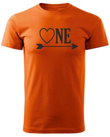 One Love-Férfi póló-S-Narancs
