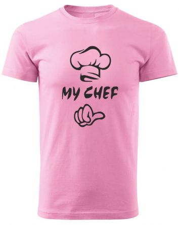 My Chef-Férfi póló-S-Rózsaszín