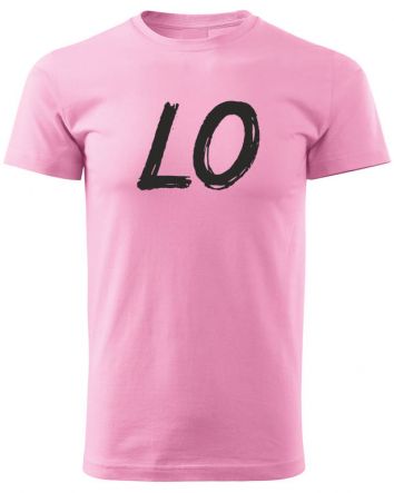 Love - Lo-Férfi póló-S-Rózsaszín