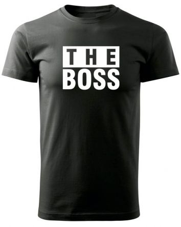 The Boss -Férfi póló-S-Palakő