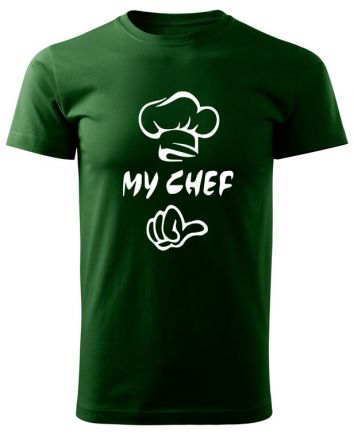 My Chef-Férfi póló-S-Zöld