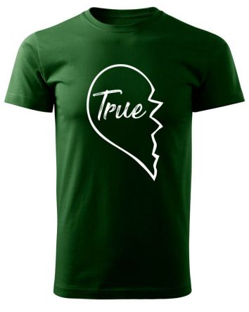 True Love - True-Férfi póló-S-Zöld