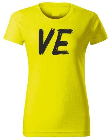 Love - Ve -Női póló-XS-Sárga