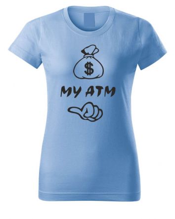 My Atm-Női póló-XS-Égszínkék