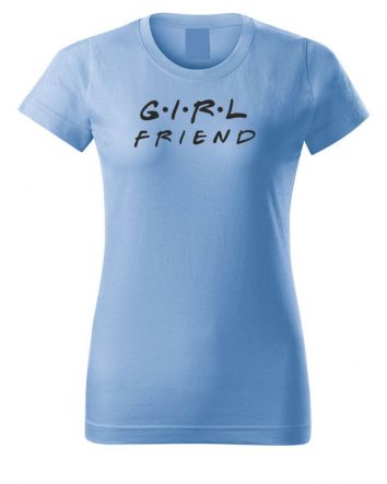 Girl Friend-Női póló-XS-Égszínkék