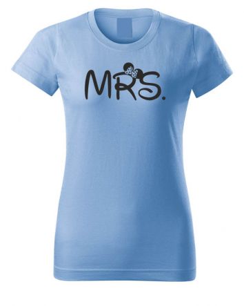 Mrs Minnie-Női póló-XS-Égszínkék