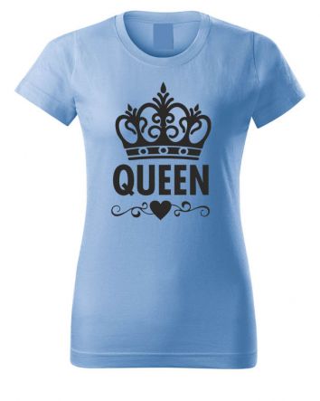 Queen-Női póló-XS-Égszínkék