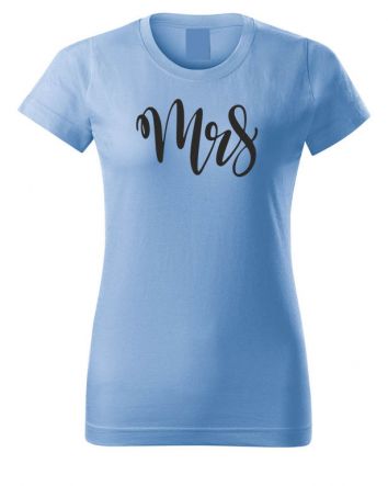 Mrs-Női póló-XS-Égszínkék