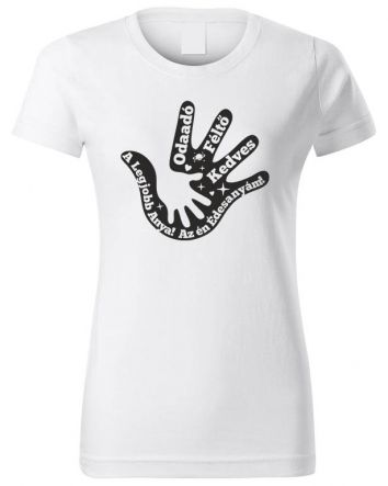 Anya kéz-Női póló-XS-Fehér