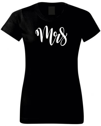 Mrs-Női póló-XS-Fekete