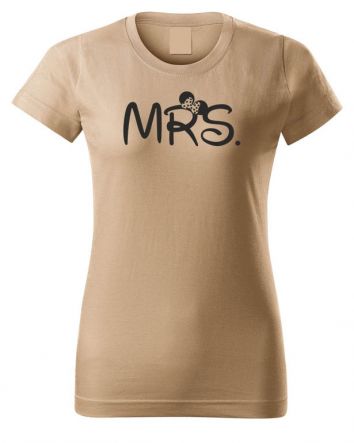 Mrs Minnie-Női póló-XS-Homok