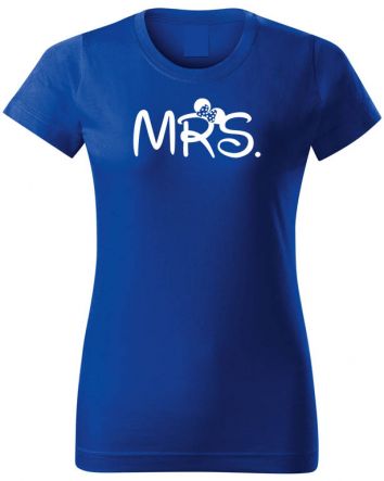 Mrs Minnie-Női póló-XS-Kék