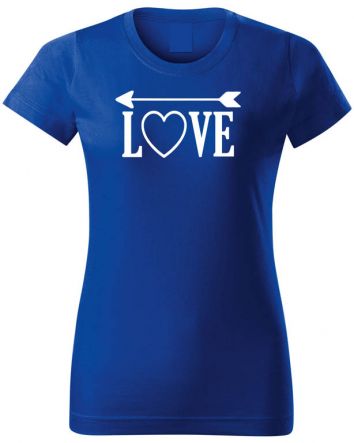 Love -Női póló-XS-Kék