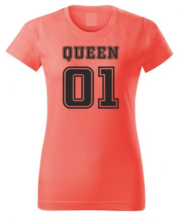 Queen 01-Női póló-XS-Coral