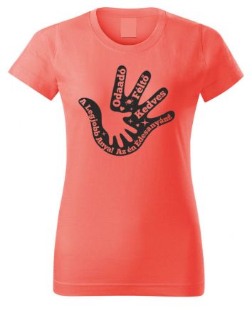 Anya kéz-Női póló-XS-Coral