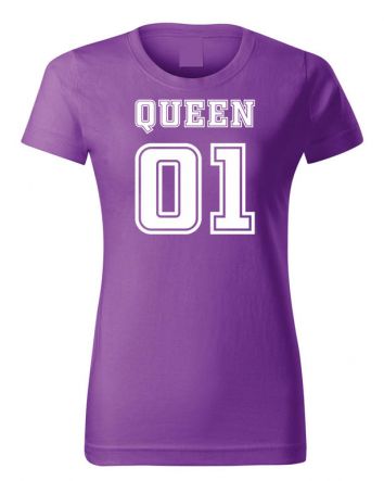 Queen 01-Női póló-XS-Lila