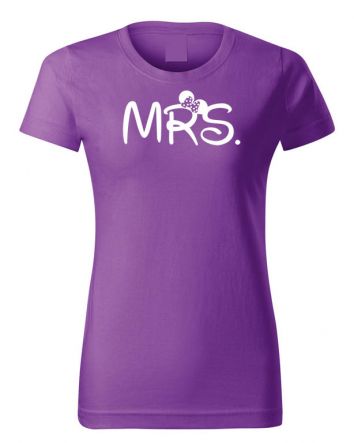 Mrs Minnie-Női póló-XS-Lila
