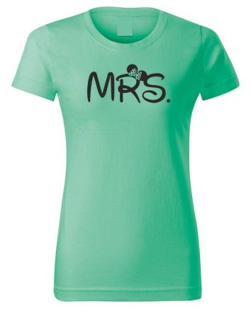 Mrs Minnie-Női póló-XS-Menta