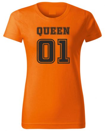 Queen 01-Női póló-XS-Narancs