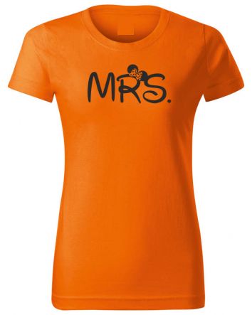 Mrs Minnie-Női póló-XS-Narancs