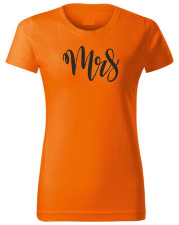 Mrs-Női póló-XS-Narancs