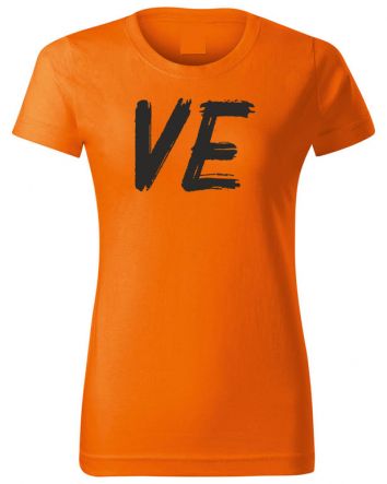 Love - Ve -Női póló-XS-Narancs