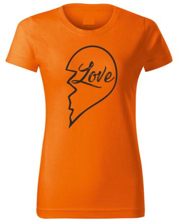 True Love - Love-Női póló-XS-Narancs
