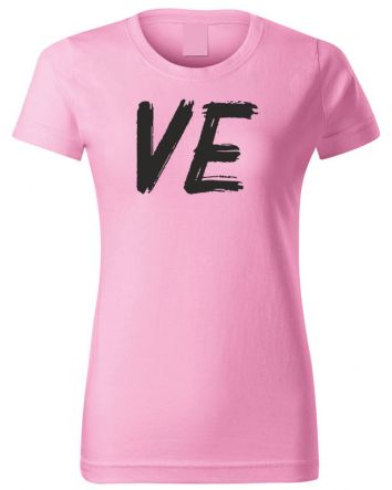 Love - Ve -Női póló-XS-Rózsaszín