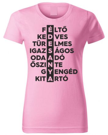 Édesanya-Női póló-XS-Rózsaszín
