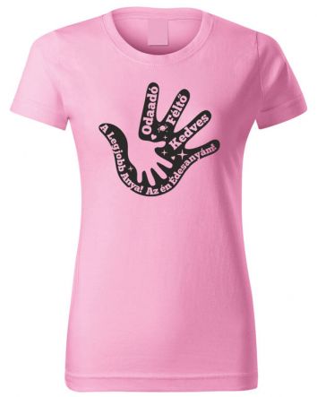 Anya kéz-Női póló-XS-Rózsaszín