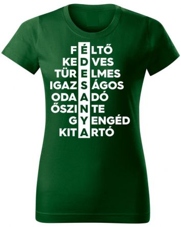 Édesanya-Női póló-XS-Zöld