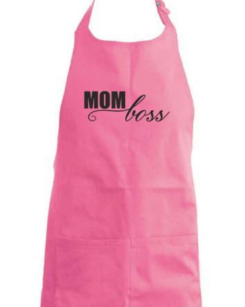 Mom Boss Kötény-Kötény-One size-Rózsaszín