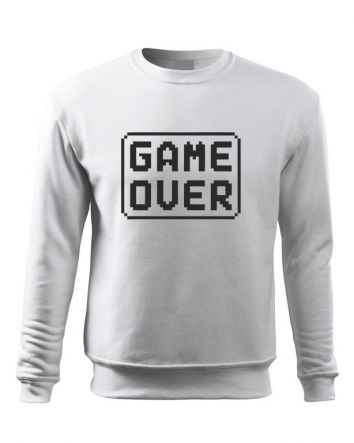 Game Over Férfi pulóver-Férfi pulóver-S-Fehér