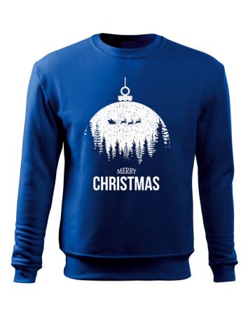 Merry Christmas Férfi pulóver-Férfi pulóver-S-Kék