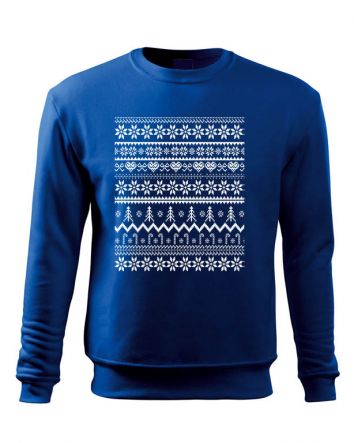 Kötött Karácsony Férfi pulóver-Férfi pulóver-S-Kék