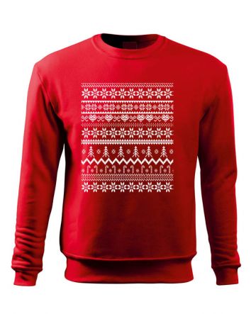 Kötött Karácsony Férfi pulóver-Férfi pulóver-S-Piros