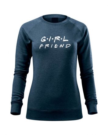 Girl Friend Női pulóver-Női pulóver-XS-Farmerkék melírozott
