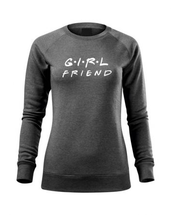 Girl Friend Női pulóver-Női pulóver-XS-Sötétszürke melírozott