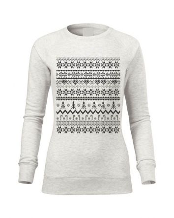 Kötött Karácsony Női pulóver-Női pulóver-XS-Törtfehér
