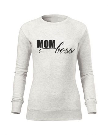 Mom Boss Női pulóver-Női pulóver-XS-Törtfehér