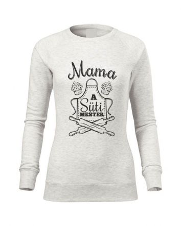Mama a Süti mester Női pulóver-Női pulóver-XS-Törtfehér