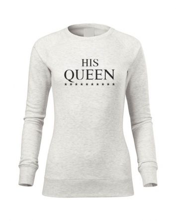 His Queen Női pulóver-Női pulóver-XS-Törtfehér