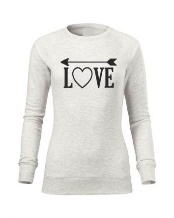 Love Női pulóver-Női pulóver-XS-Törtfehér