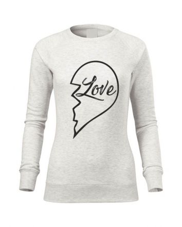 True Love - Love Női pulóver-Női pulóver-XS-Törtfehér